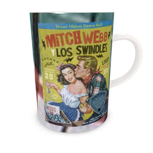 Load image into Gallery viewer, Live Show Poster Series (11 of 12) by H. Michael Karshis | Mitch Webb and the Swindles | Tall Bone China Mug