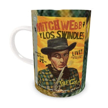 Load image into Gallery viewer, Live Show Poster Series (9 of 12) by H. Michael Karshis | Mitch Webb and the Swindles | Tall Bone China Mug