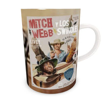 Load image into Gallery viewer, Live Show Poster Series (8 of 12) by H. Michael Karshis | Mitch Webb and the Swindles | Tall Bone China Mug