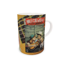 Load image into Gallery viewer, Live Show Poster Series (6 of 12) by H. Michael Karshis | Mitch Webb and the Swindles | Tall Bone China Mug