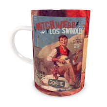 Load image into Gallery viewer, Live Show Poster Series (3 of 12) by H. Michael Karshis | Mitch Webb and the Swindles | Tall Bone China Mug
