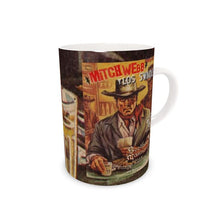 Load image into Gallery viewer, Live Show Poster Series (2 of 12) by H. Michael Karshis | Mitch Webb and the Swindles | Tall Bone China Mug