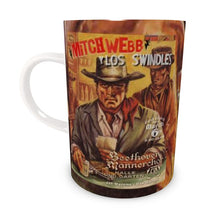 Load image into Gallery viewer, Live Show Poster Series (2 of 12) by H. Michael Karshis | Mitch Webb and the Swindles | Tall Bone China Mug
