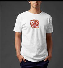 Load image into Gallery viewer, White T-Shirt Red Print 2020